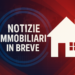 Grafica professionale con elementi di notiziario per aggiornamenti sulle notizie immobiliari settimanali